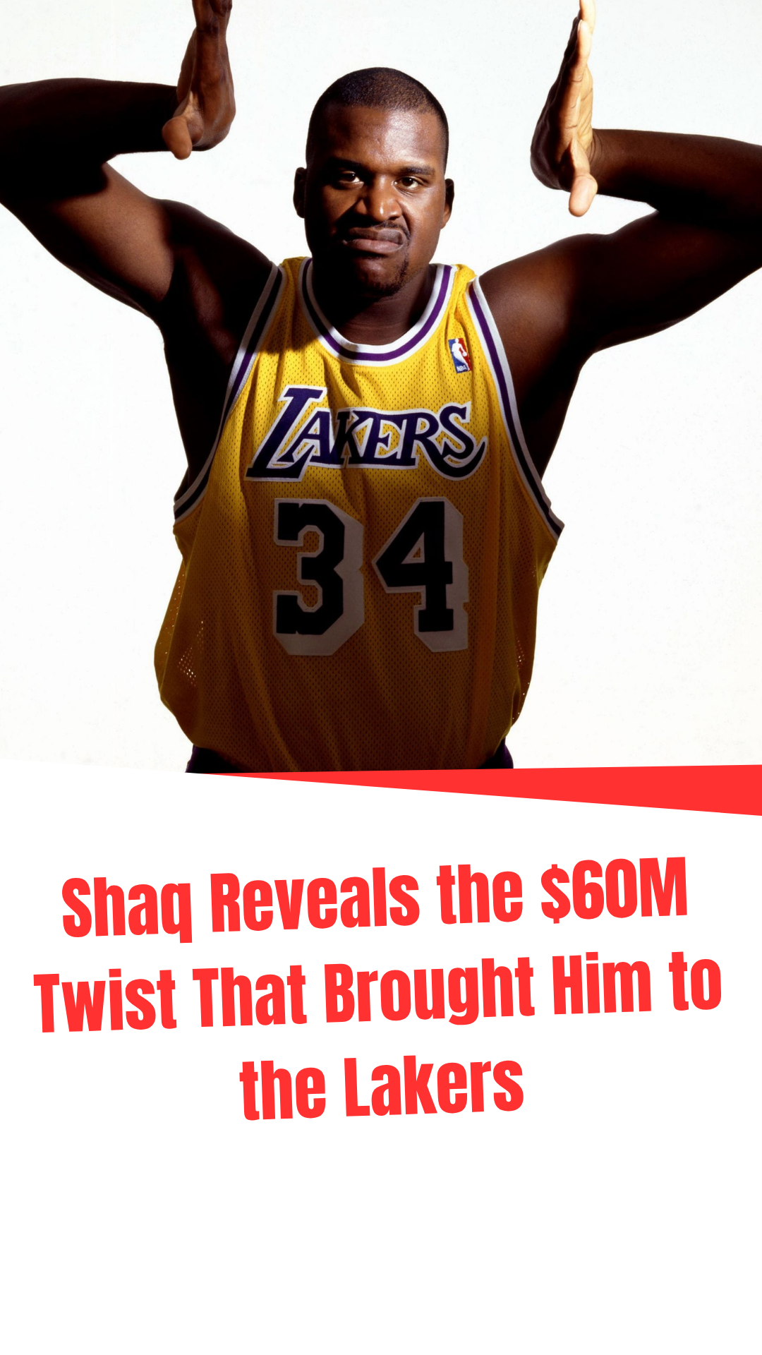 Video thumbnail for Shaq Reveals the $60M Twist That Brought Him to the Lakers