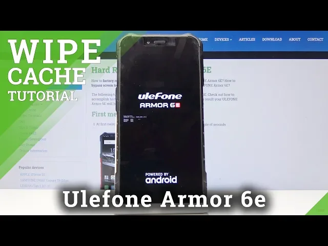 Video thumbnail for How to Wipe Cache in Ulefone Armor 6e - Reset Temporary Cached Files