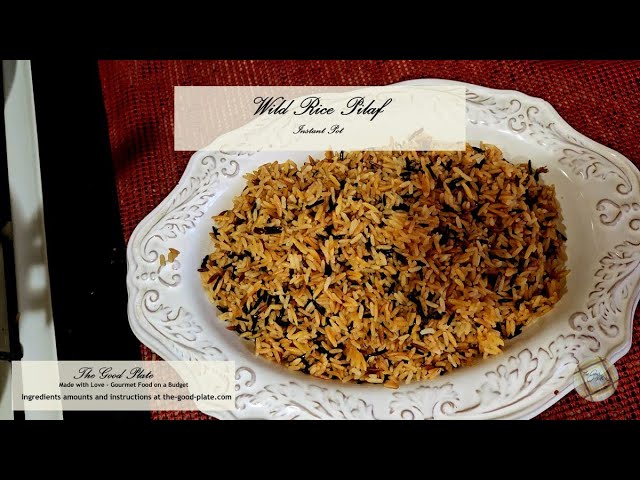Video thumbnail for Wild Rice Pilaf | The True Story Behind Rice-A-Roni | Instant Pot Recipe