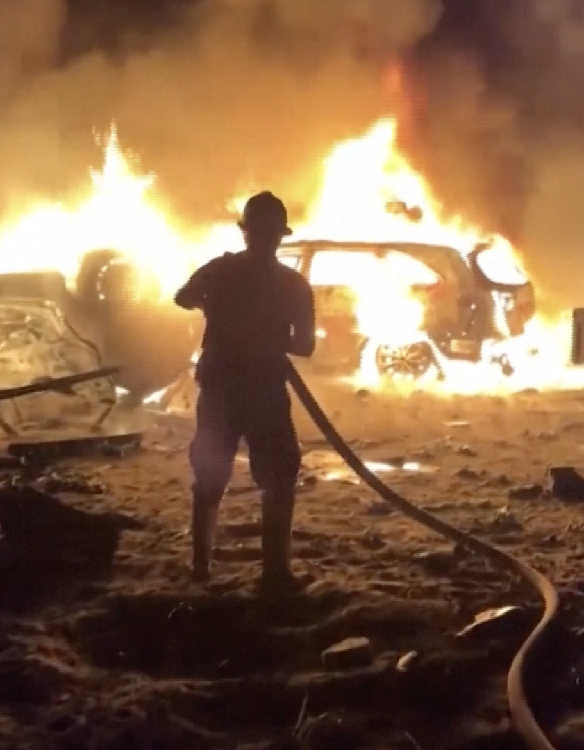 Video thumbnail for 'We are dying slowly' Palestinians cry after Israel carried out strikes