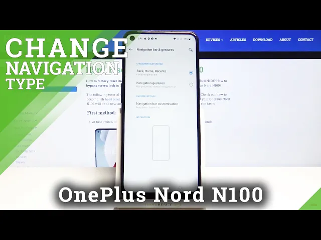 Video thumbnail for How to Customize Navigation Bar in OnePlus Nord N100 – Change Buttons Order