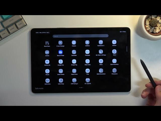 Video thumbnail for How to Enter Safe Mode in SAMSUNG Galaxy Tab S8 – Find safe Mode