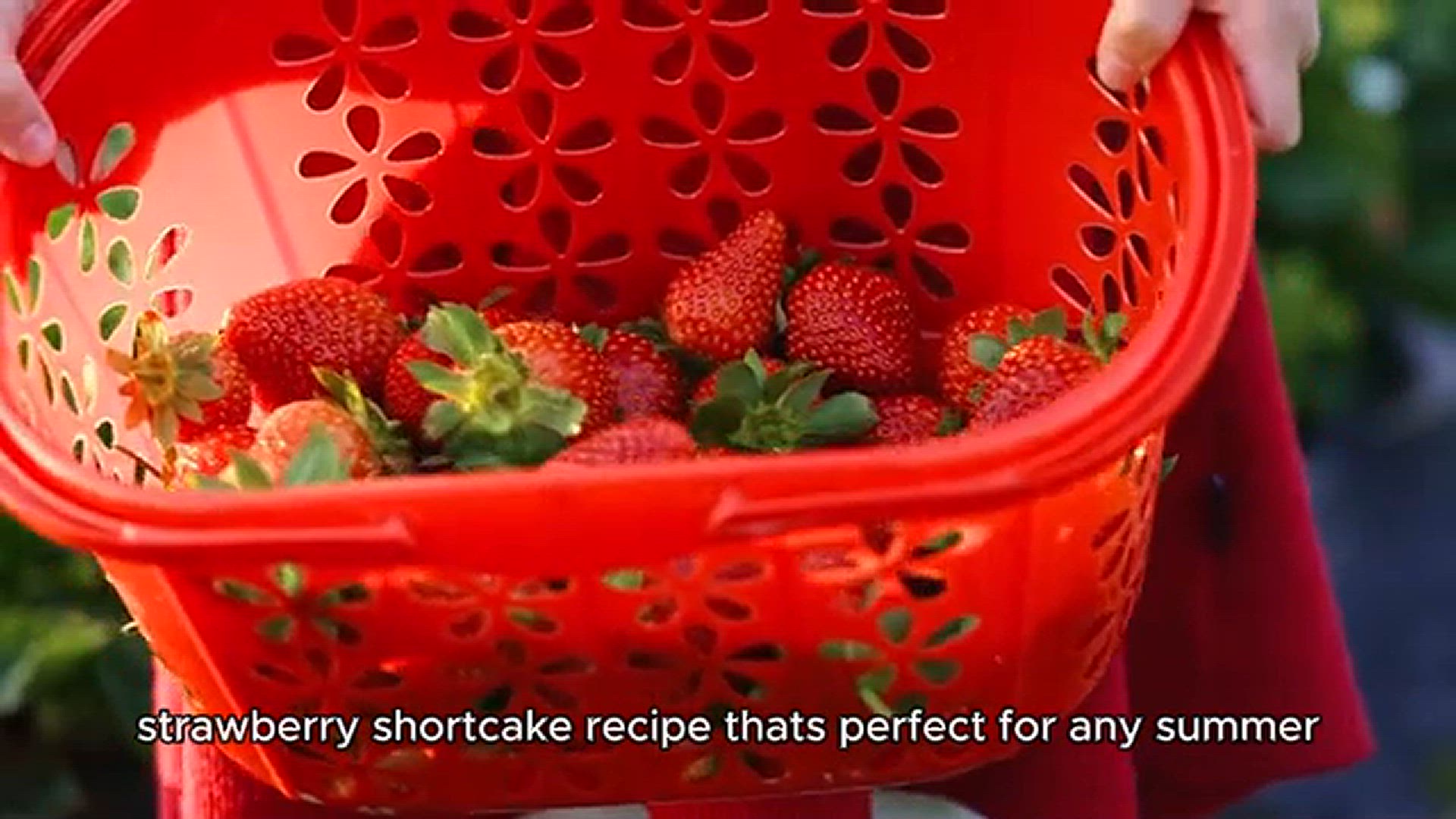 'Video thumbnail for Strawberry shortcake recipe'