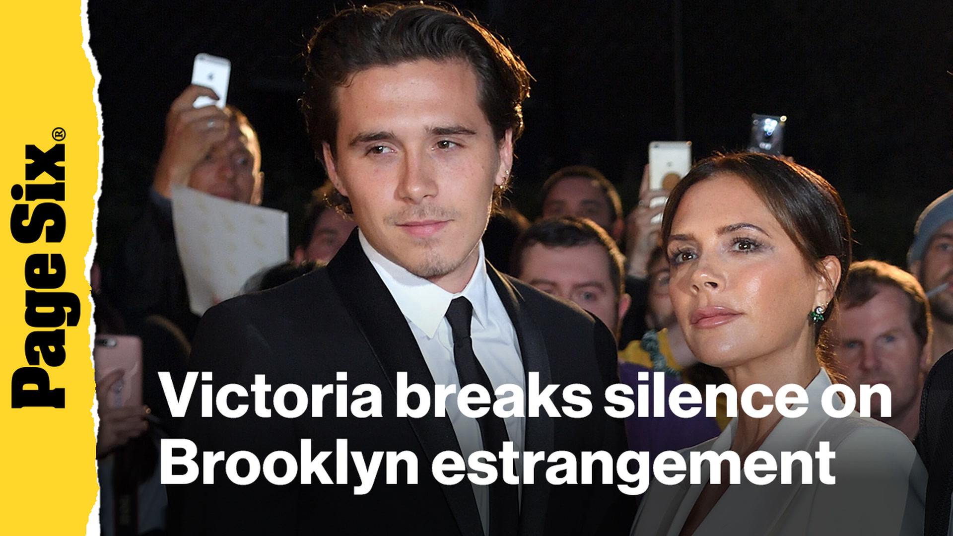 Video thumbnail for Victoria Beckham breaks silence on estrangement from son Brooklyn months after his scathing rant