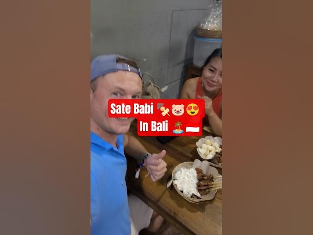Video thumbnail for Amazing Sate Babi in Bali for Only $2 😍🔥 Local Warung Experience at Bli Ketut 🏝️