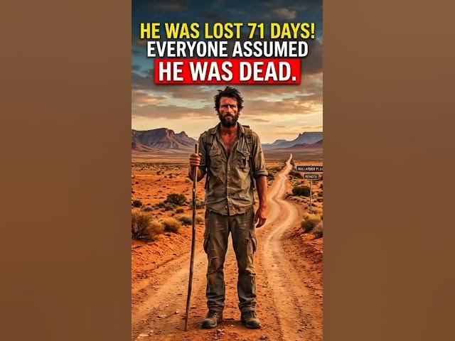 Video thumbnail for "He was lost in the Australian outback for 71 days🖤