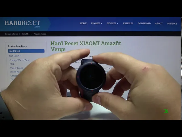 Video thumbnail for Hard Reset Xiaomi Amazfit Verge - Remove All Data