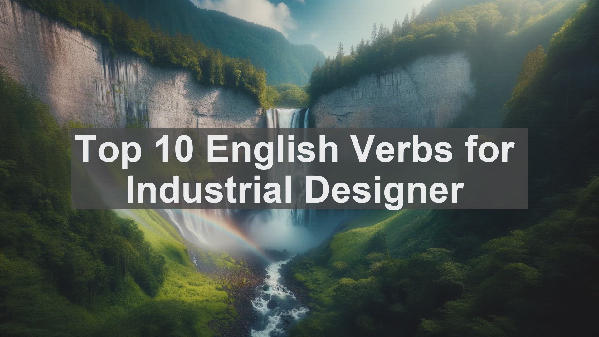 'Video thumbnail for Top 10 English Verbs for Industrial Designer'