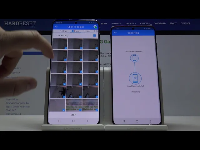 Video thumbnail for How to Transfer Data from SAMSUNG Galaxy S20 to Android Device – Copy / Import Data