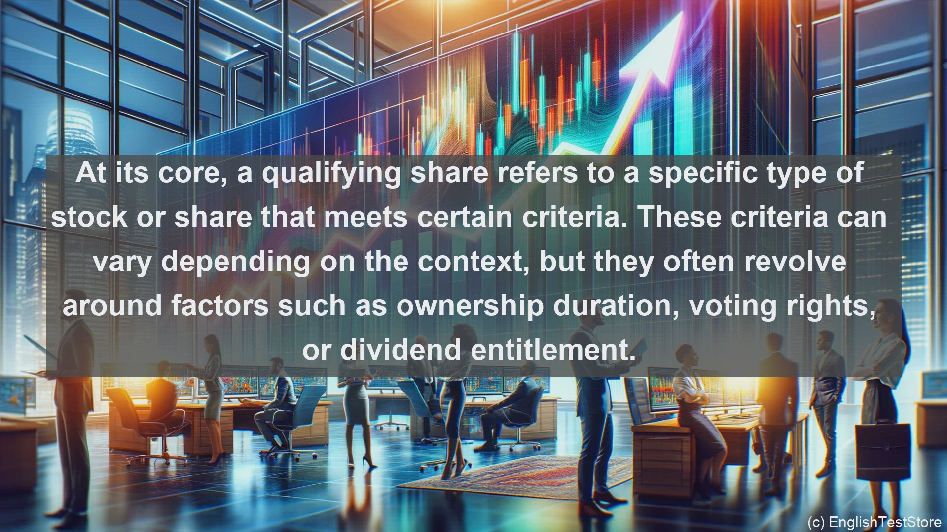 'Video thumbnail for Qualifying share in economics and finance'