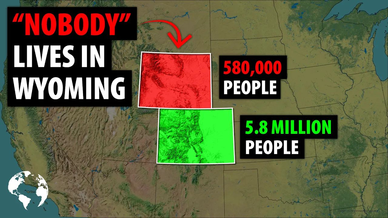 Video thumbnail for Why WYOMING Is "Empty" And COLORADO Is Not