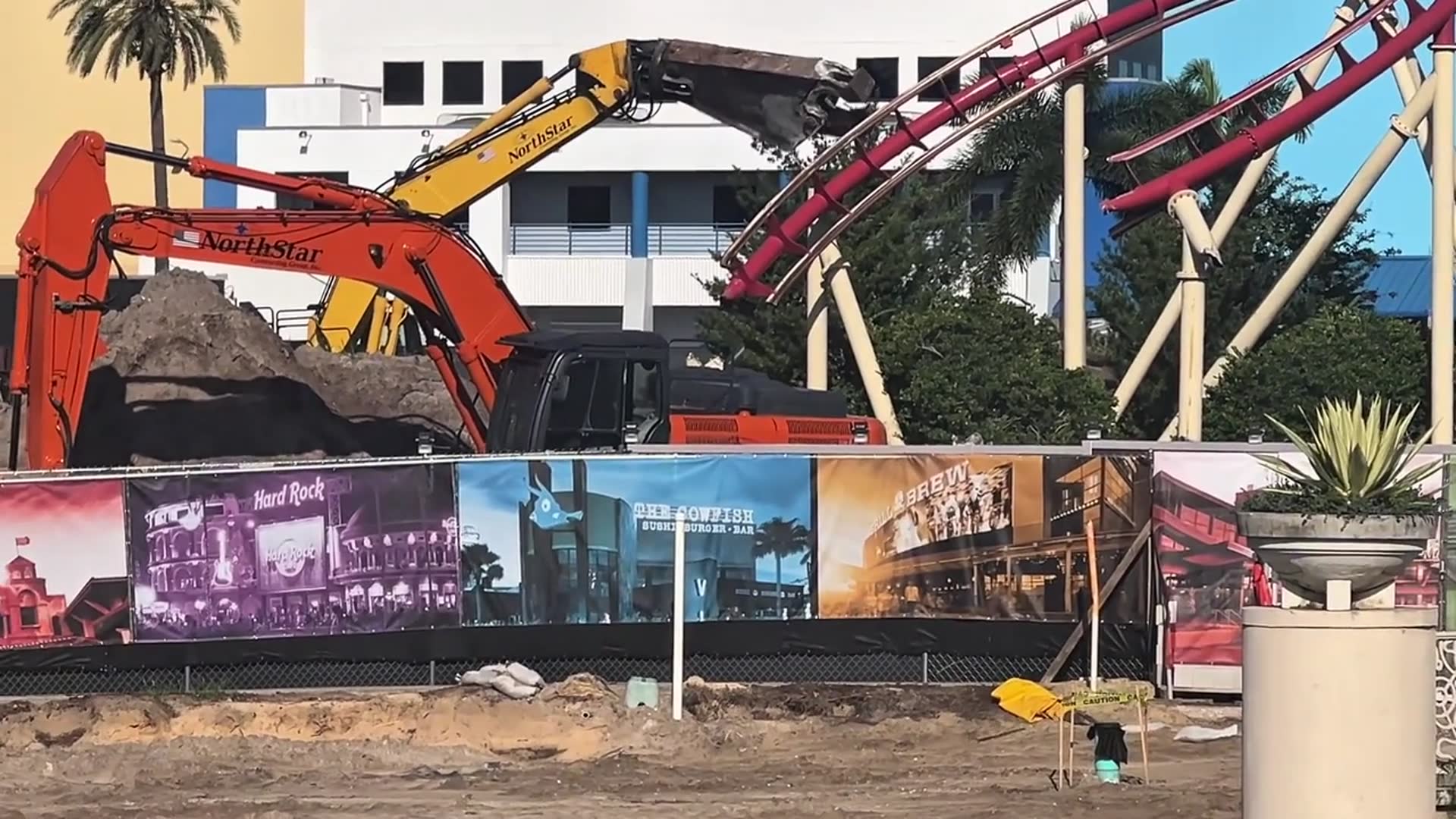 'Video thumbnail for Demolition of the Hollywood Rip Ride Rockit begins at Universal Orlando'
