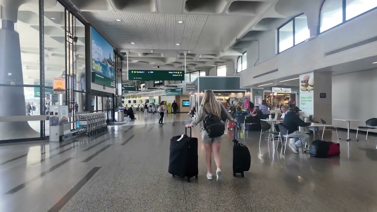 Video thumbnail for San Diego Airport Arrival & Departure Terminal 1 & 2
