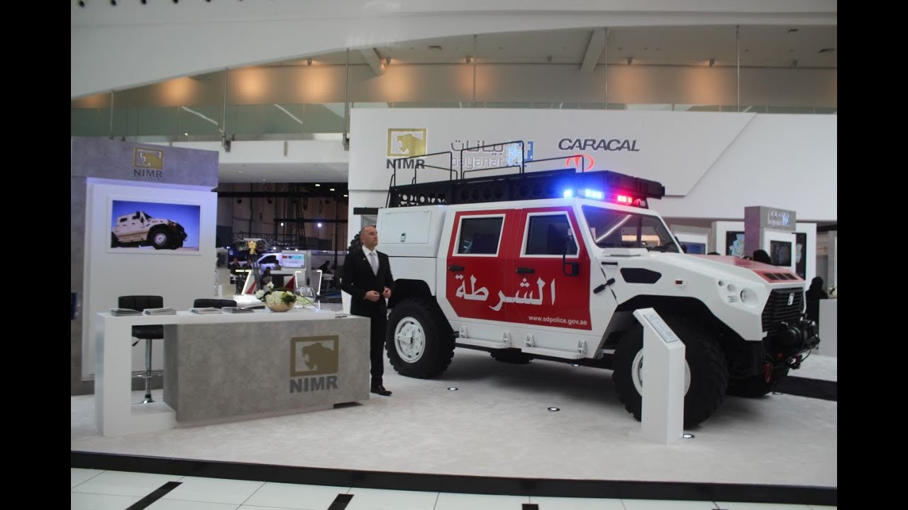 'Video thumbnail for NIMR ISNR 2016 Ajban 440 police protected vehicle Ajban ISV SWAT assault ladder 4x4 armored vehicle'