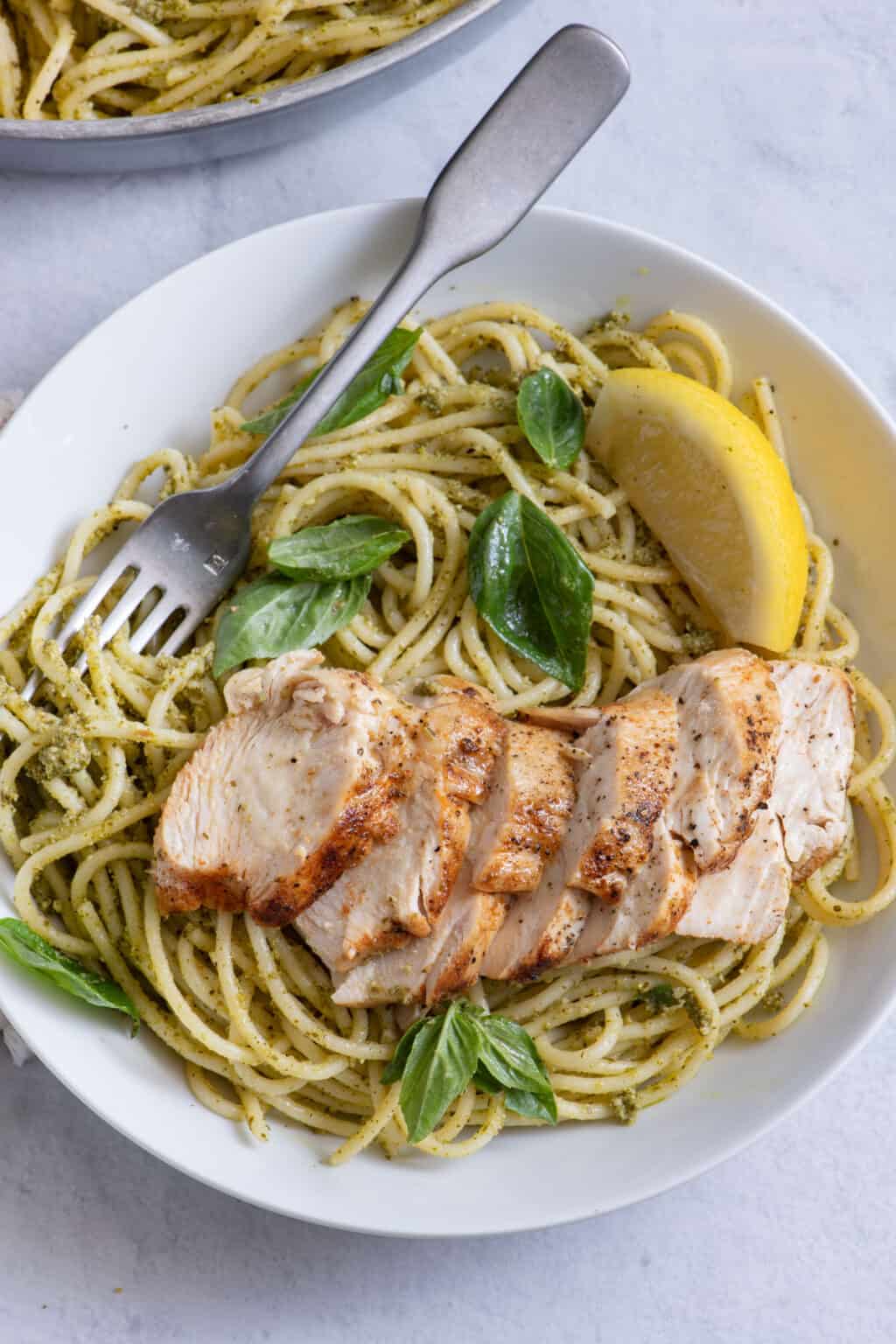 'Video thumbnail for Pesto Pasta with Chicken Recipe '