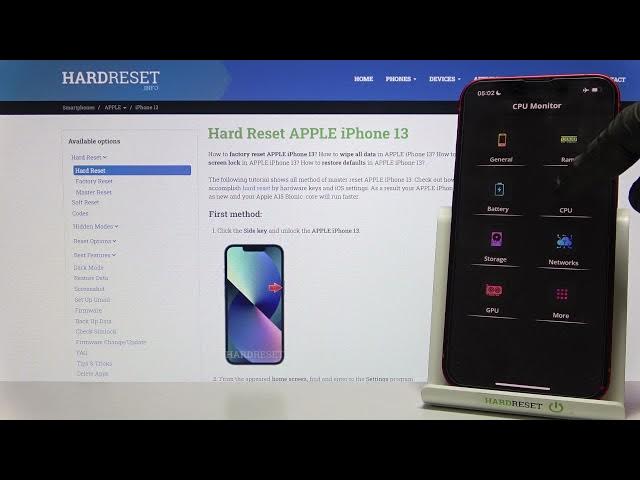 Video thumbnail for iPhone 13 CPU Monitor Specification | All Parameters