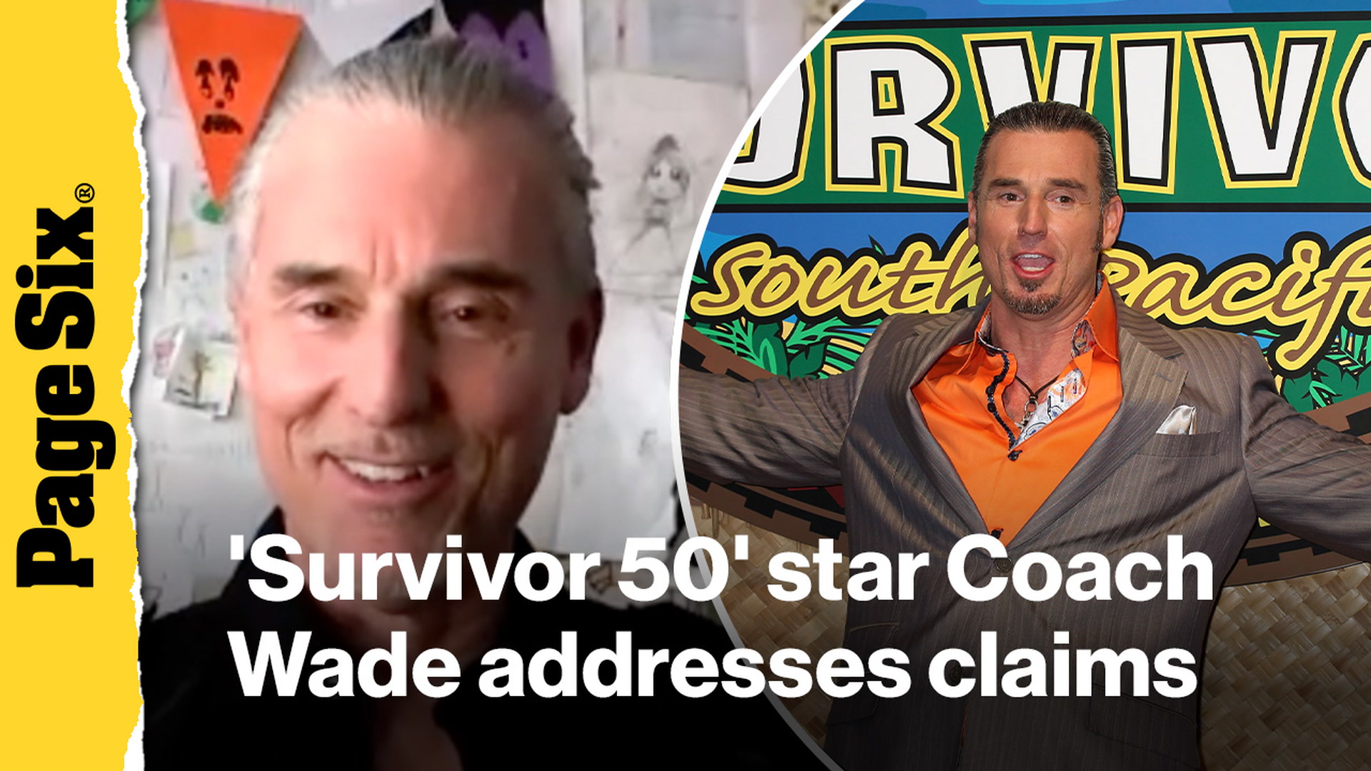 Video thumbnail for 'Survivor 50' star Coach Wade addresses 'MAGA alliance' claims — and reveals he voted for himself in 2024 election