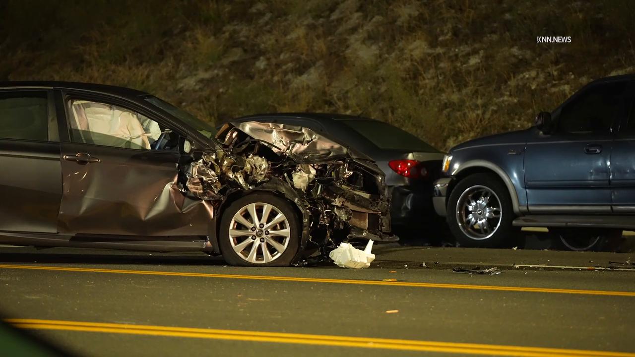 Video thumbnail for US, Los Angeles: Canoga Park Driver Struck By Vehicle After Being Involved In Traffic Collision.