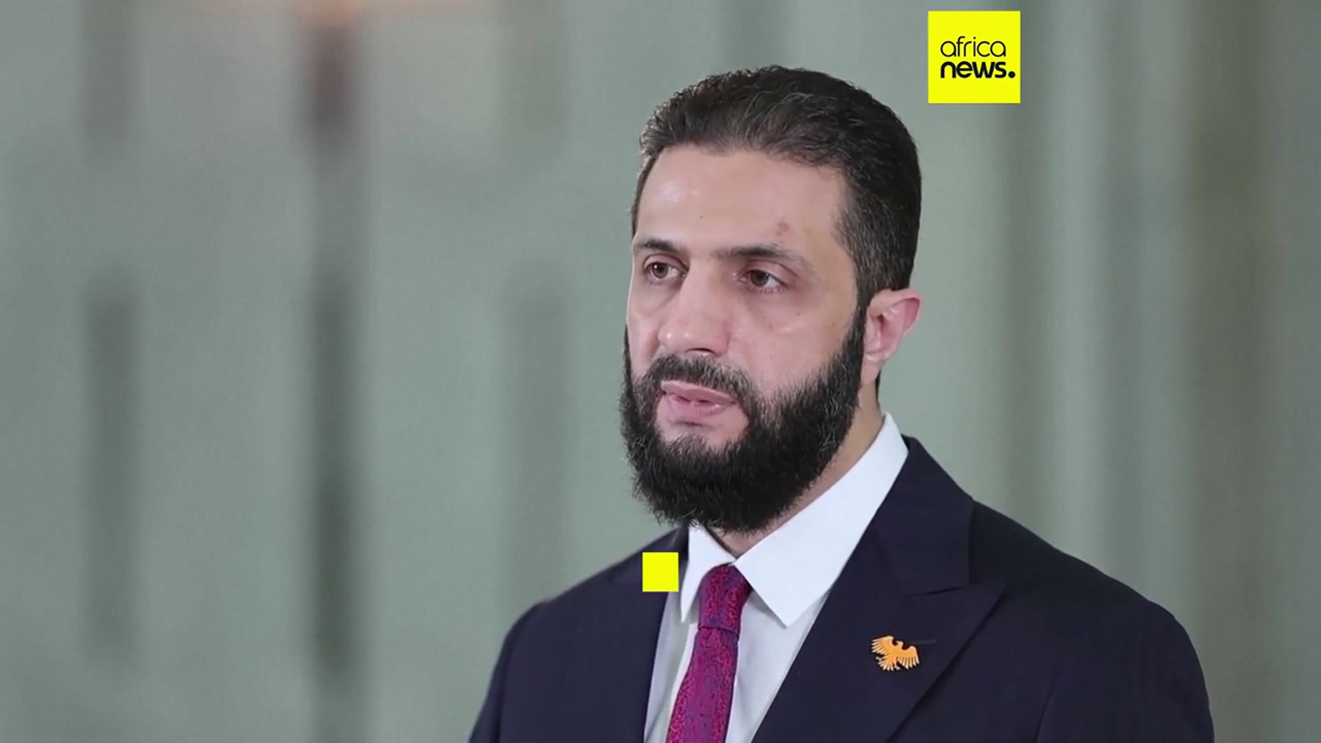 'Video thumbnail for Syrian interim president urges respect of ceasefire in Sweida clashes'