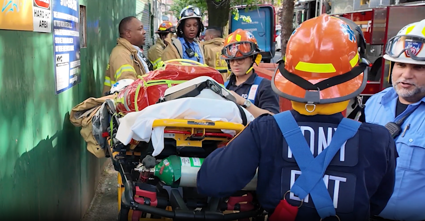 Video thumbnail for Woman pulled from Tremont fire in serious condition