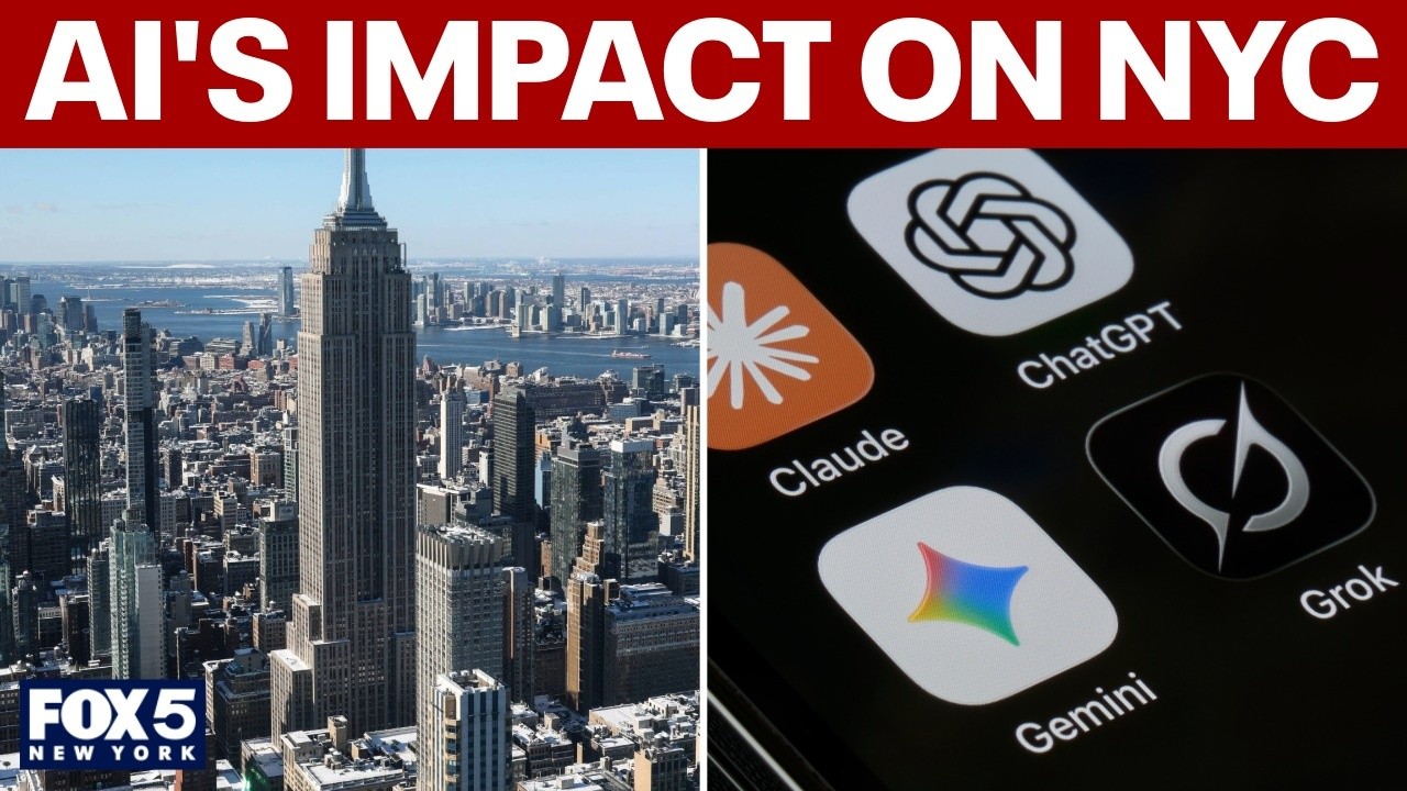 Video thumbnail for NYC comptroller says '50% chance' AI will negatively impact economy