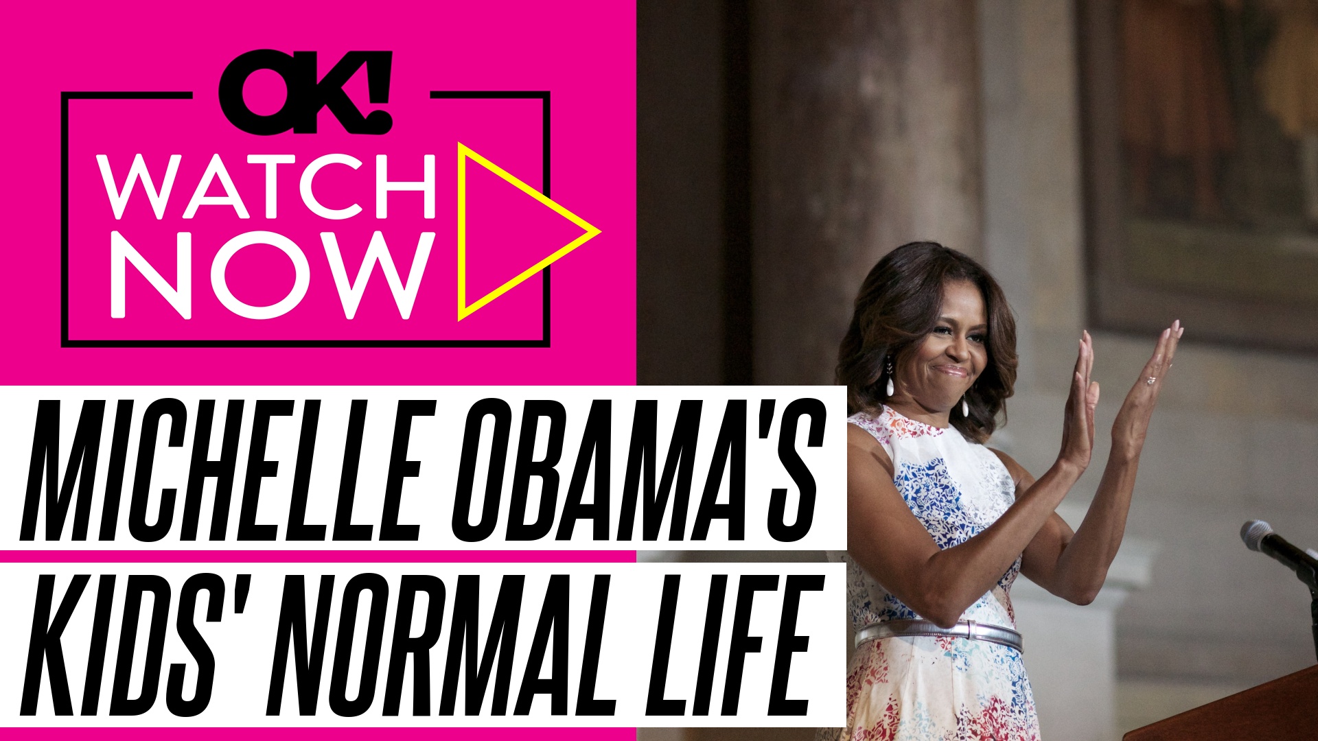 'Video thumbnail for Michelle Obama Made Daughters Do Chores and Get Summer Jobs While Living in the White House to Give Them 'as Normal'