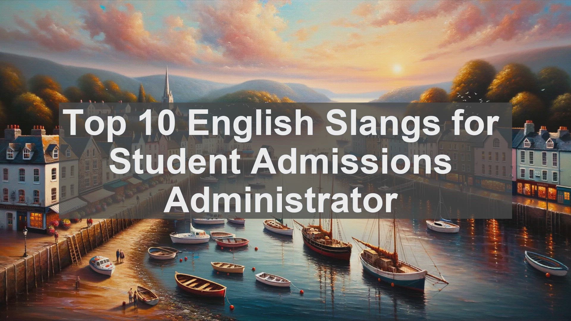 'Video thumbnail for Top 10 English Slangs for Student Admissions Administrator'