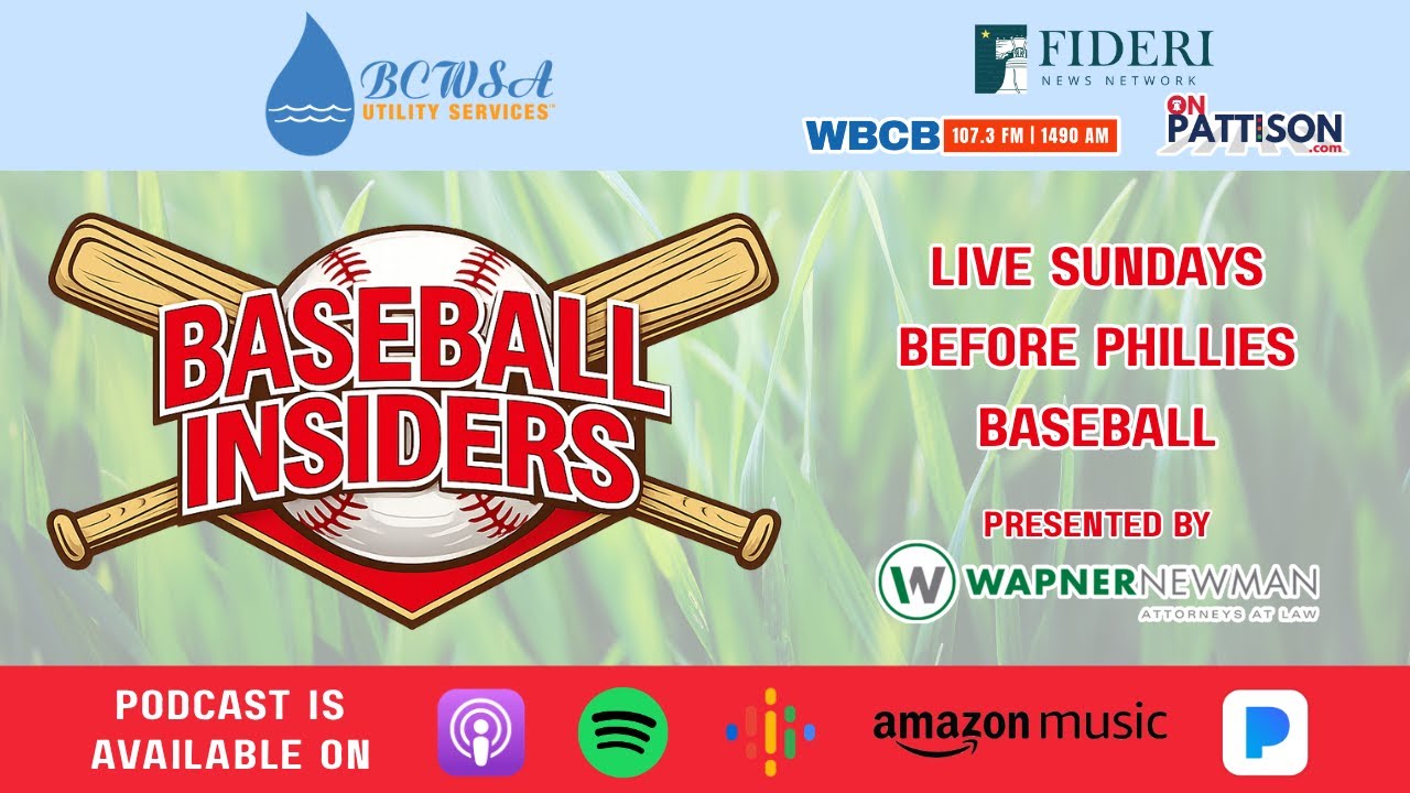 Video thumbnail for BCWSA Baseball Insiders Presneted by Wapner Newman (6/7/26)