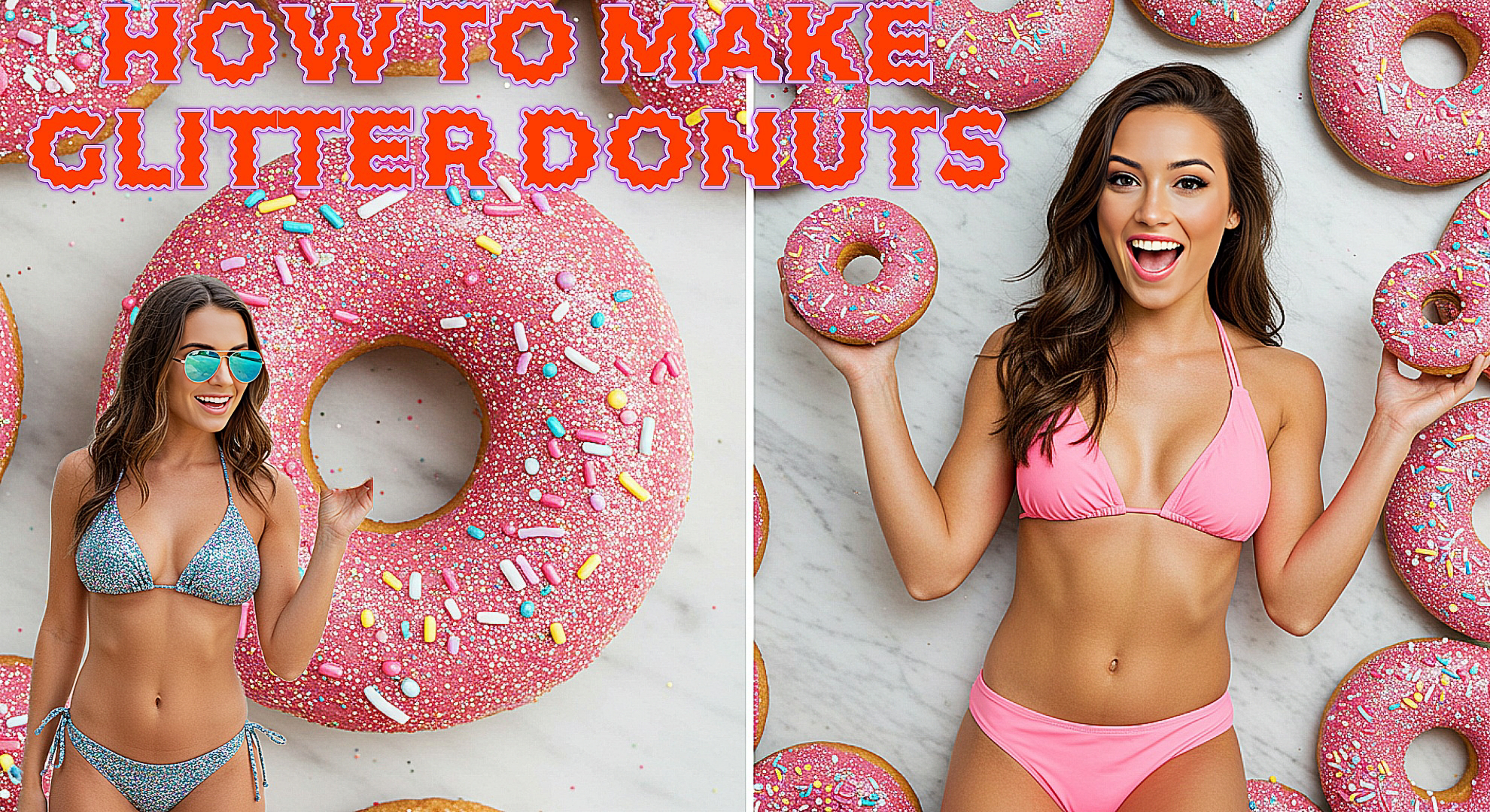 Video thumbnail for How To Make Glitter Donuts