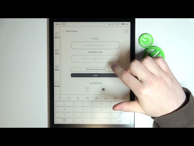Video thumbnail for Onyx Boox Note 5 How To Create Onyx Account