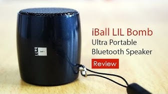 Video thumbnail for iBall LIL Bomb 70 Ultra Portable Bluetooth Speaker
