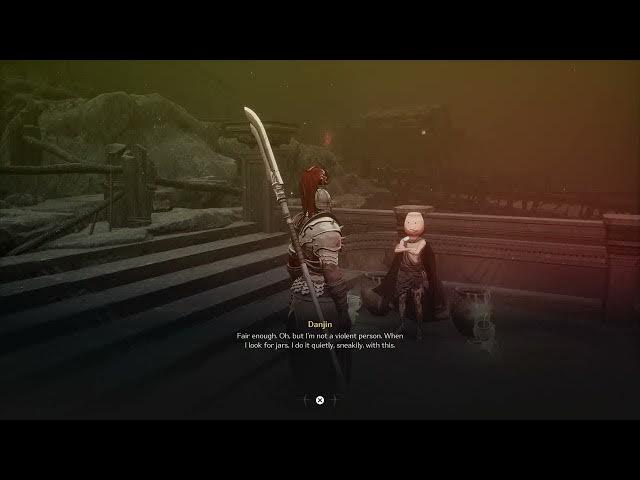 Video thumbnail for The First Berserker: Khazan - Jar Enthusiasts Side Mission: Buy Coward's Lantern from Danjin