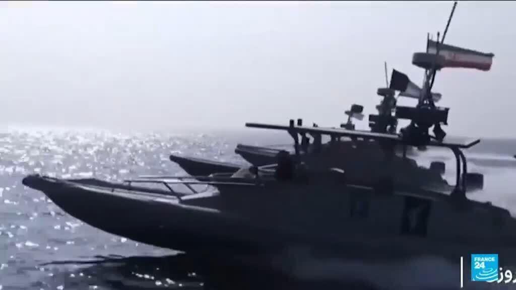 Video thumbnail for Iran's Revolutionary Guards begin military drills in Strait of Hormuz