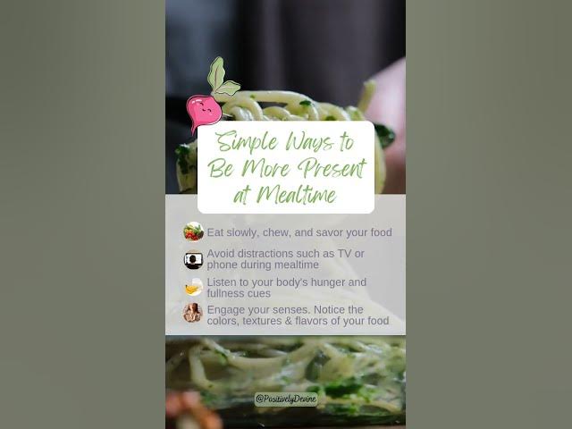 Video thumbnail for Mealtime Mindfulness