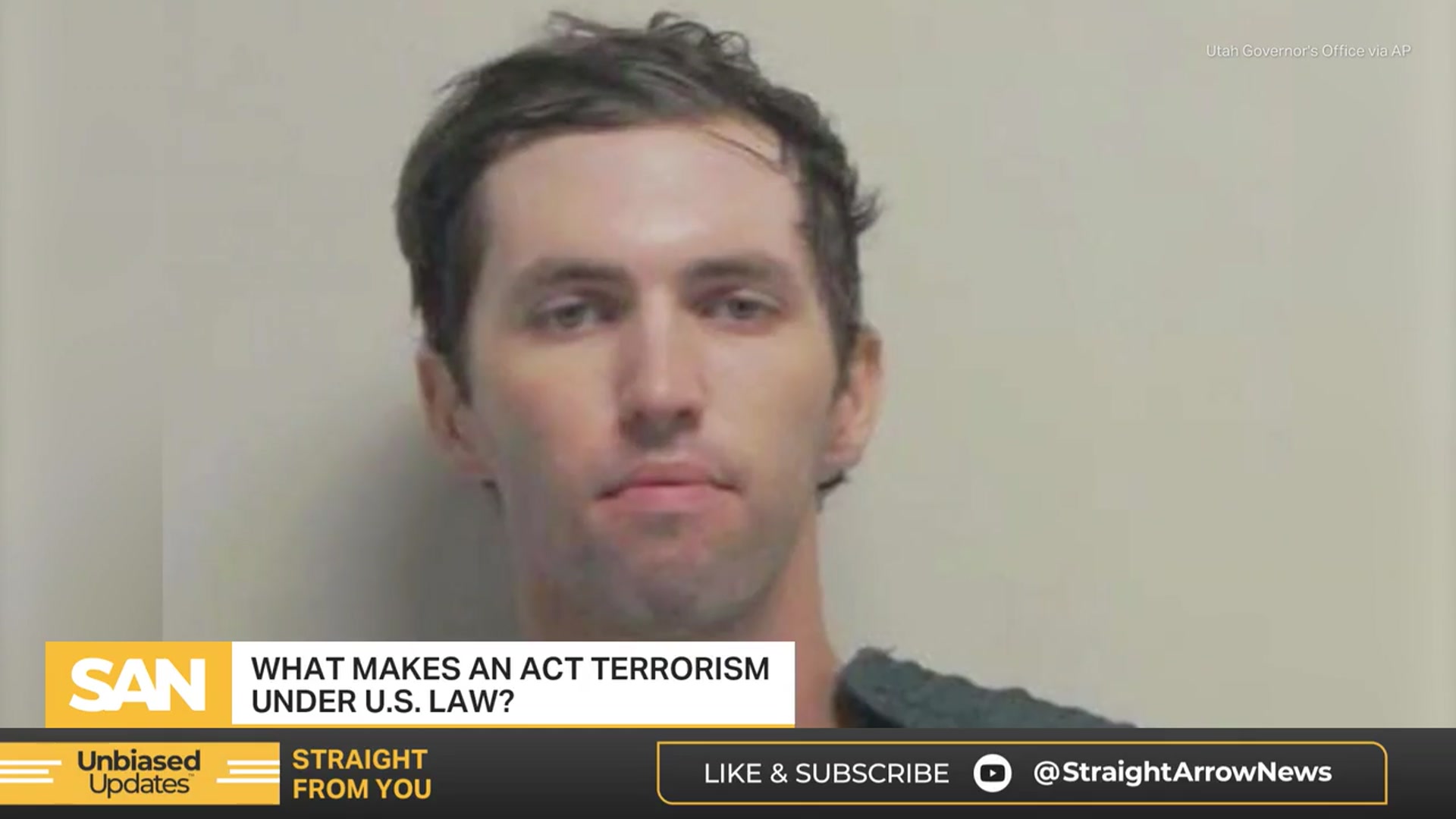 'Video thumbnail for Straight from You: Why isn't Kirk's suspected killer charged with terrorism?'