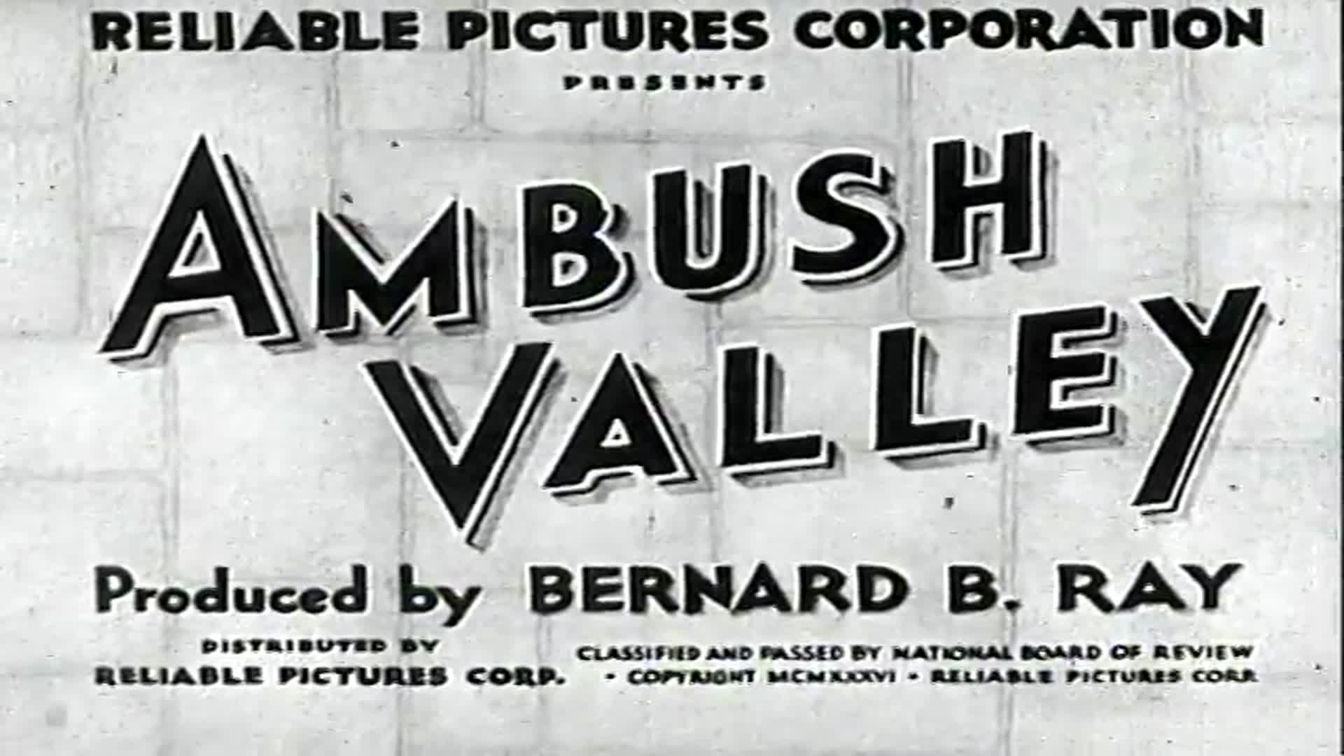 Video thumbnail for Ambush Valley (1936)