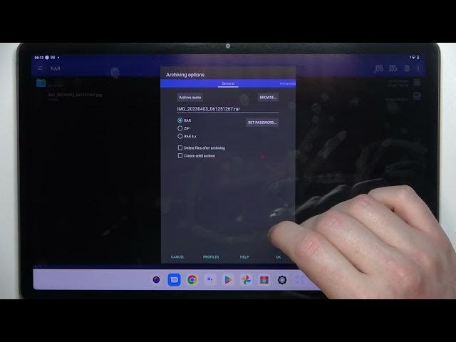 Video thumbnail for How To Pack Files In Rar & Zip Archives On Lenovo Tab P11 GEN 2