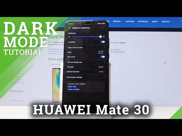 Video thumbnail for How to Enable Dark Mode in HUAWEI Mate 30 - Invert Colors