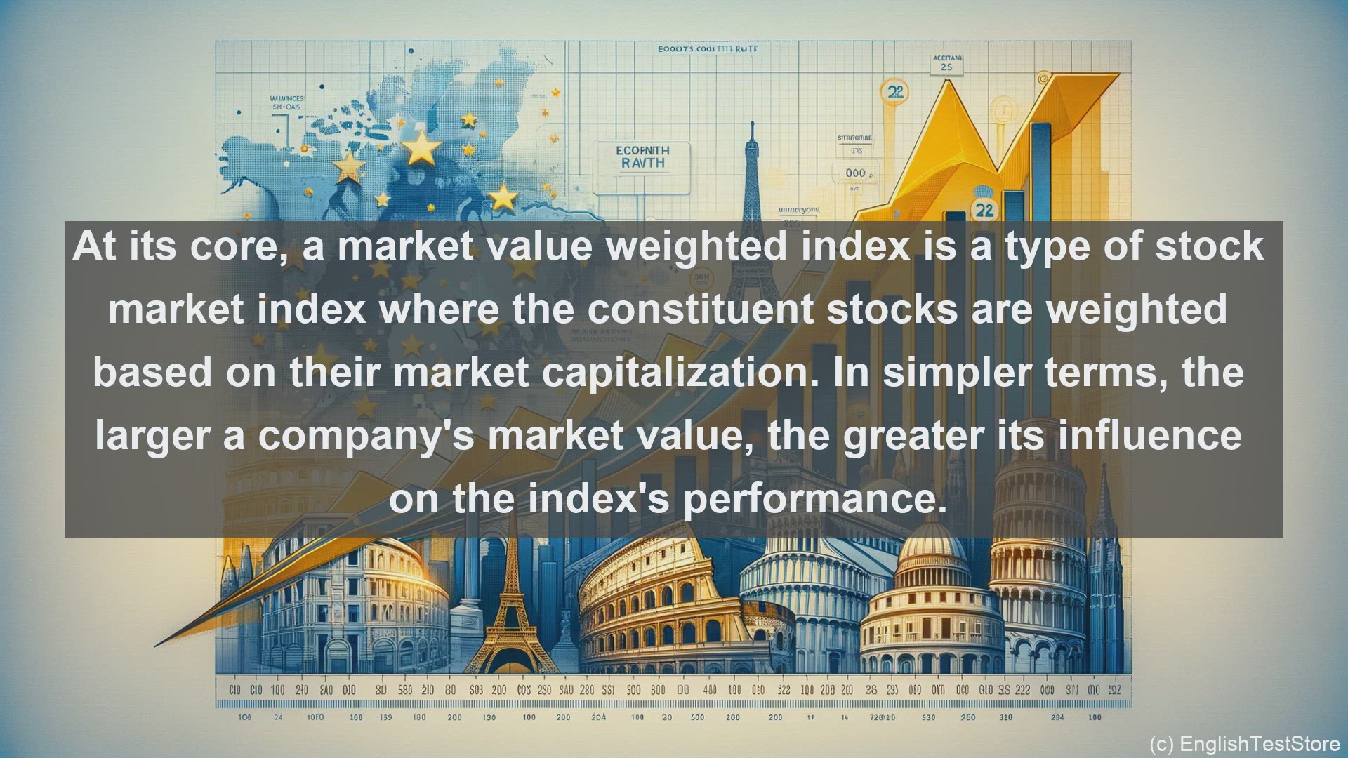 'Video thumbnail for Market value weighted indexes in economics and finance'