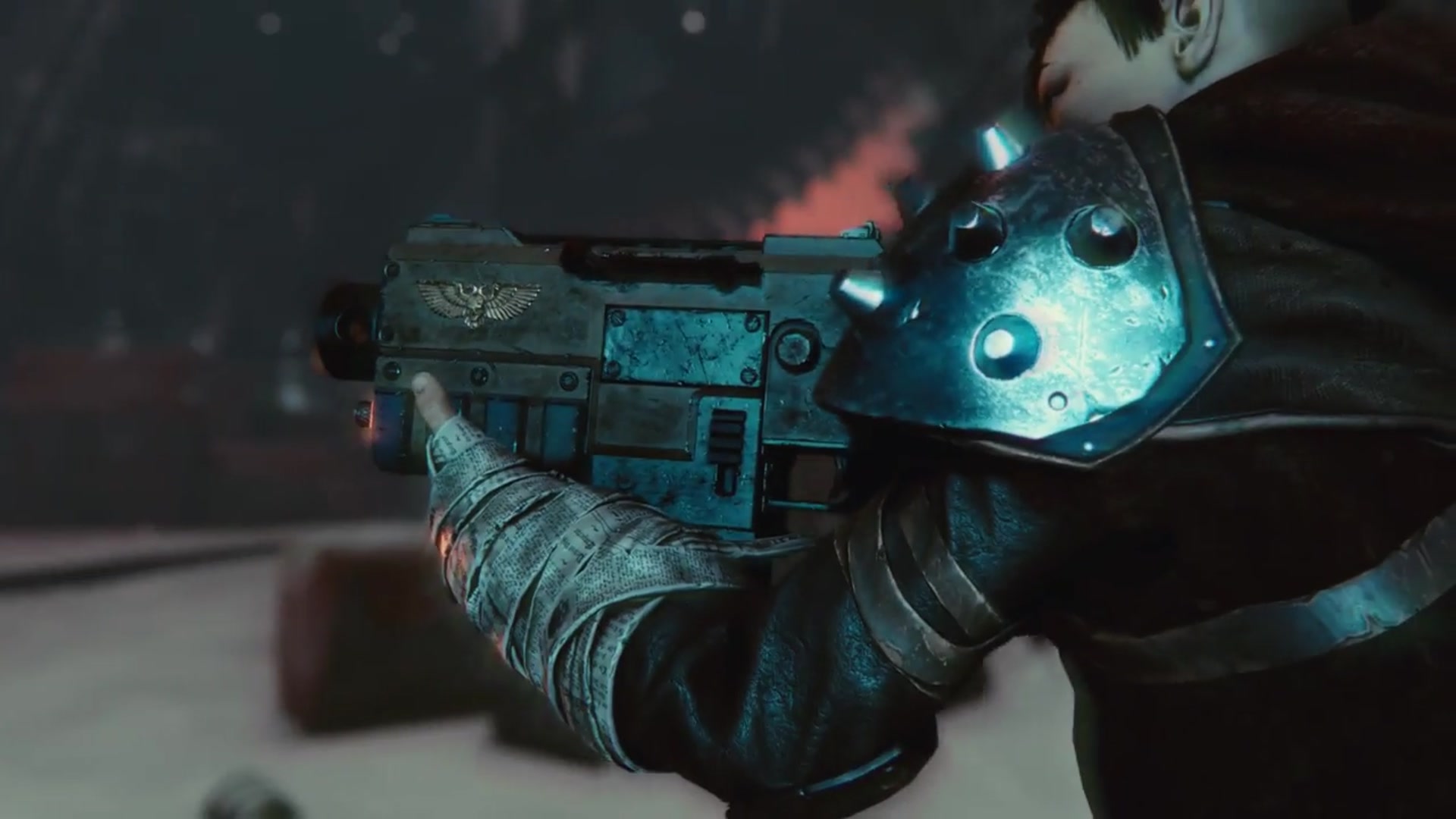 'Video thumbnail for Warhammer 40,000: Darktide - Official Bound by Duty Update Trailer'