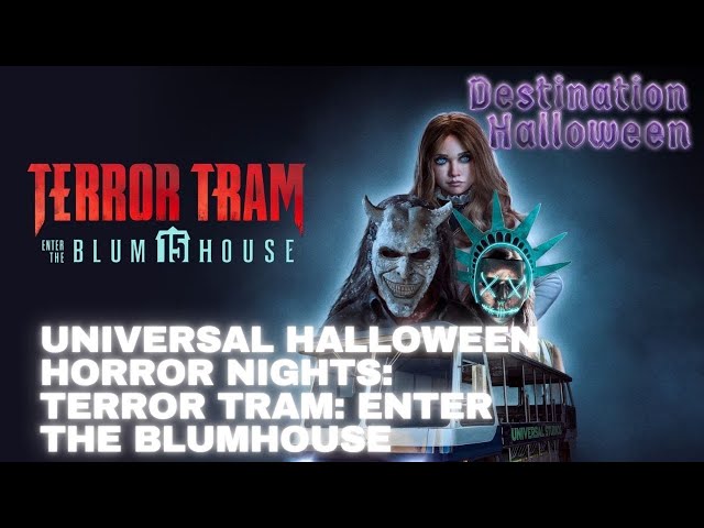 Video thumbnail for Universal Halloween Horror Nights: Terror Tram: Enter the Blumhouse