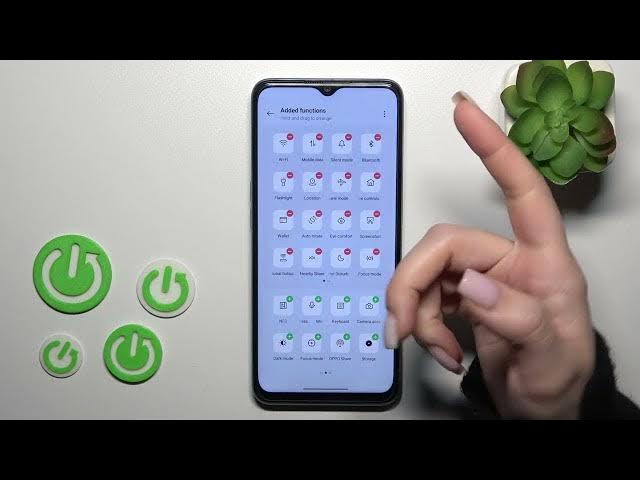Video thumbnail for How to Organize Top Menu in Oppo A57s - Edit Top Menu Tiles