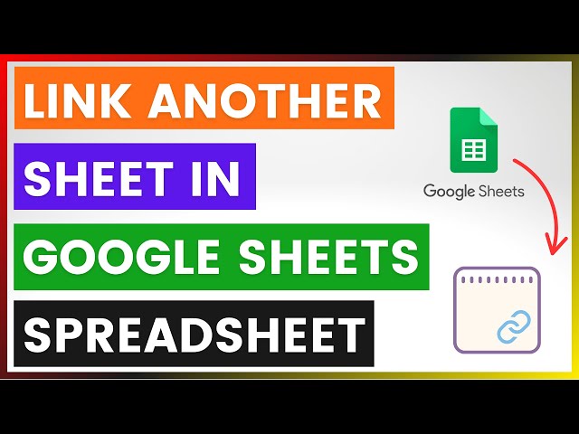 Video thumbnail for How To Link To Another Sheet In Google Sheets Spreadsheet? [in 2025]
