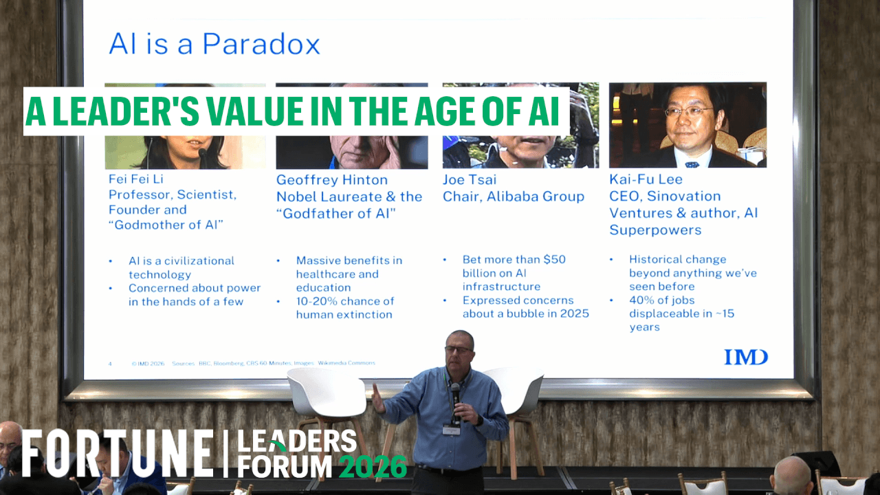 Video thumbnail for A Leader's Value in the Age of AI