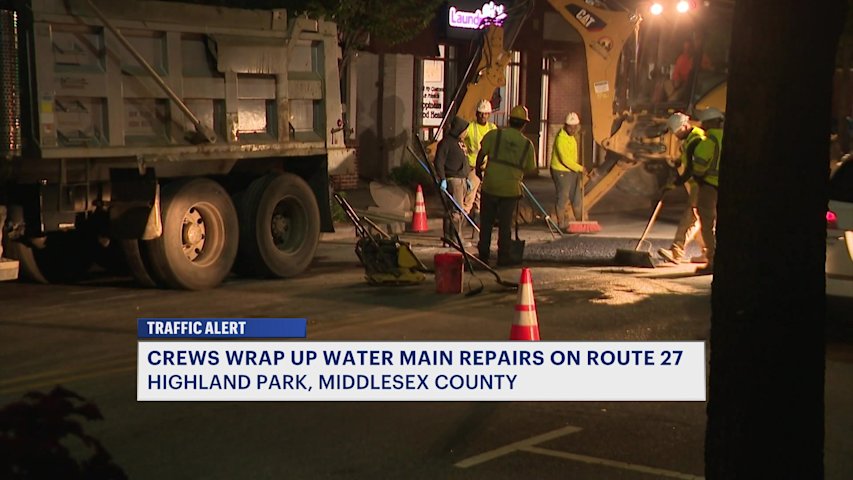 Video thumbnail for Crews in Highland Park repair another water main days after previous break