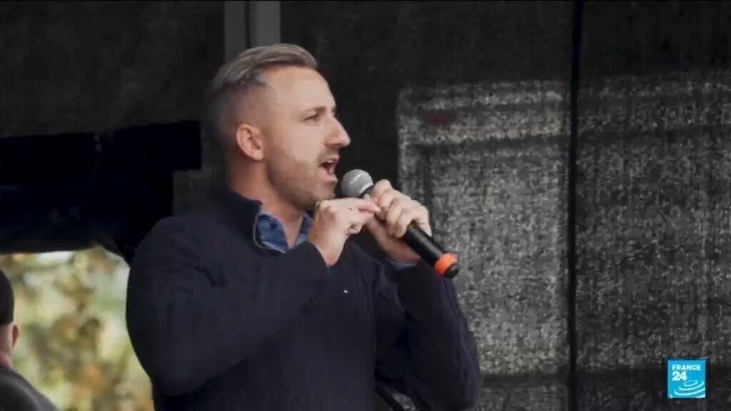 Video thumbnail for Germany's far-right AfD clear frontrunner in eastern state vote
