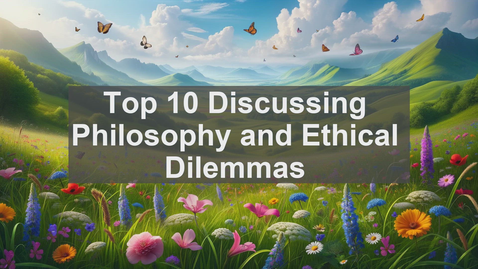 'Video thumbnail for Top 10 Discussing Philosophy and Ethical Dilemmas'