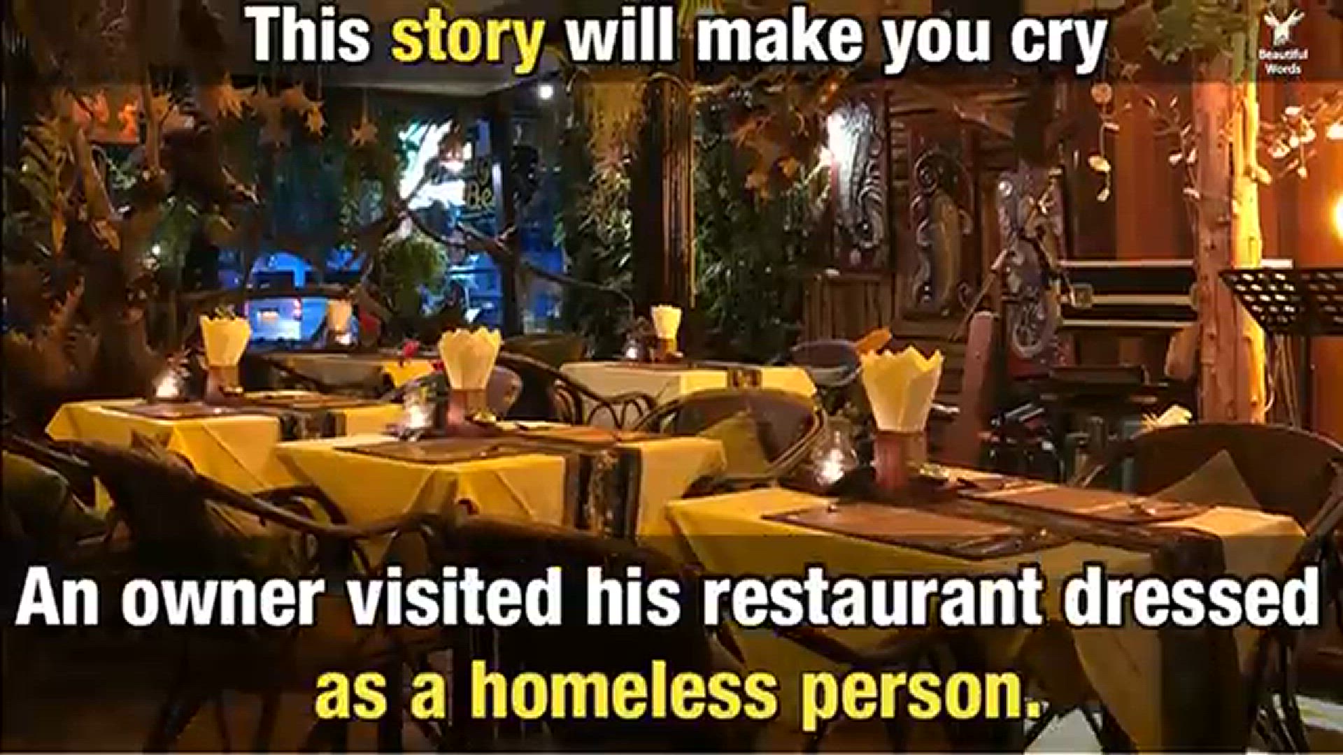 Video thumbnail for Hotel owner visited His restaurants dressed As A homeless person, What happens next will shock you!