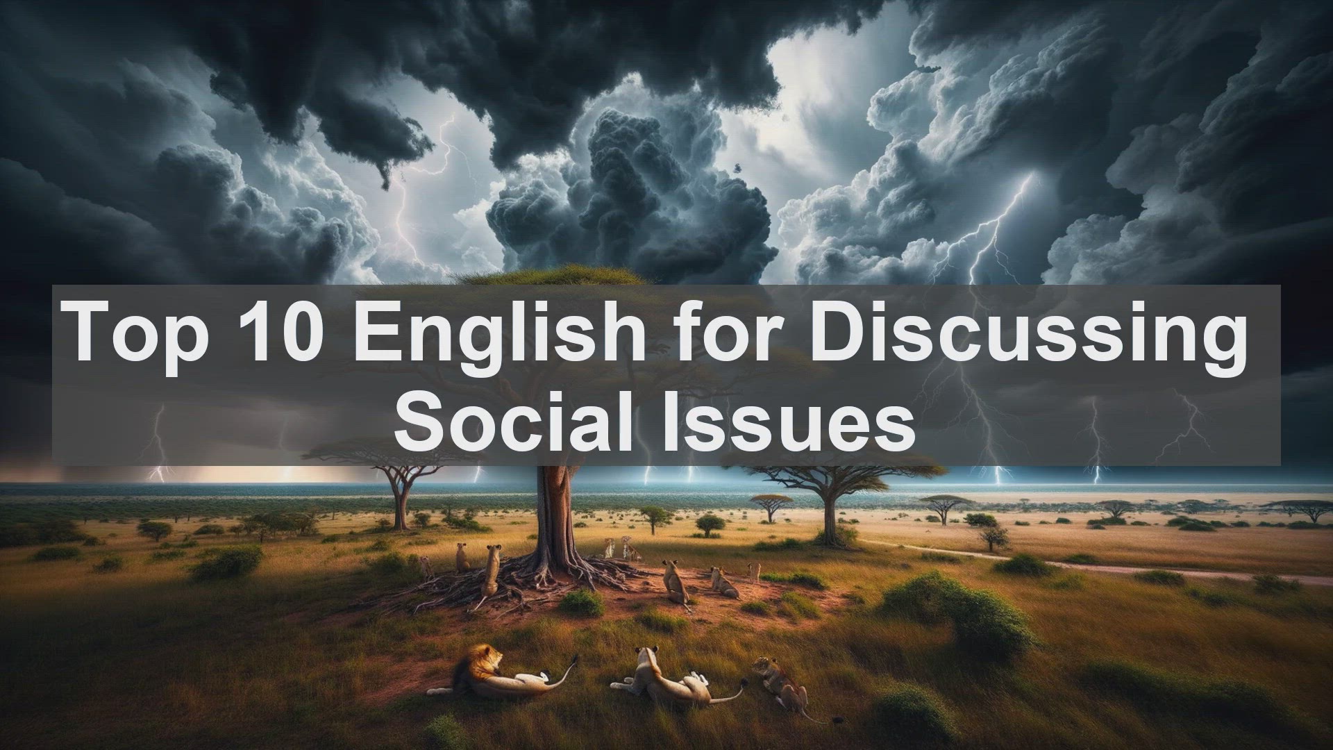 'Video thumbnail for Top 10 English for Discussing Social Issues'