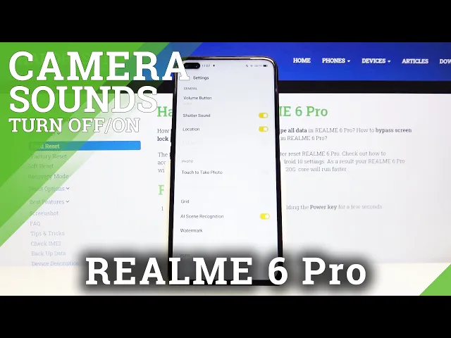 Video thumbnail for How to Turn Off and Turn On Camera Shutter Sound in REALME 6 Pro – Camera Sounds